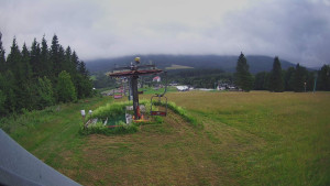 Skiarena R3 Ramzová - Horní část sjezdovky Skiareálu Ramzová - 4.7.2025 v 05:30