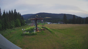 Skiarena R3 Ramzová - Horní část sjezdovky Skiareálu Ramzová - 6.7.2025 v 05:30
