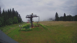 Horní část sjezdovky Skiareálu Ramzová