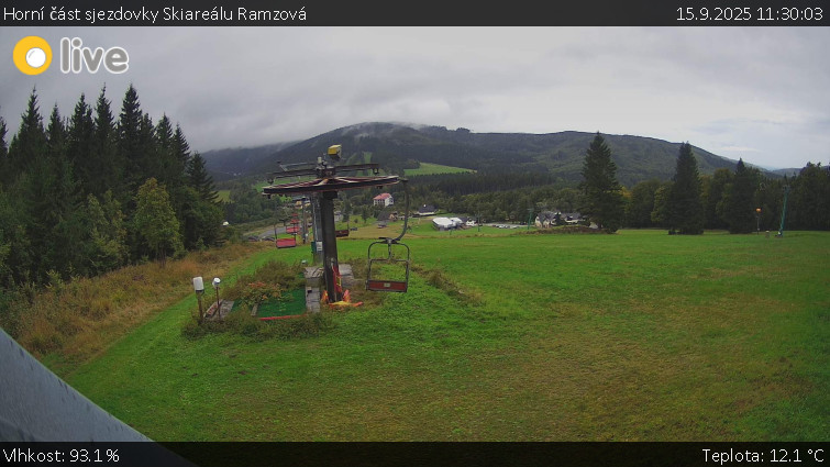 Horské atrakce Ramzová - Horní část sjezdovky Skiareálu Ramzová - 15.9.2025 v 11:30 Horské atrakce Ramzová - Horní část sjezdovky Skiareálu Ramzová - 15.9.2025 v 11:30