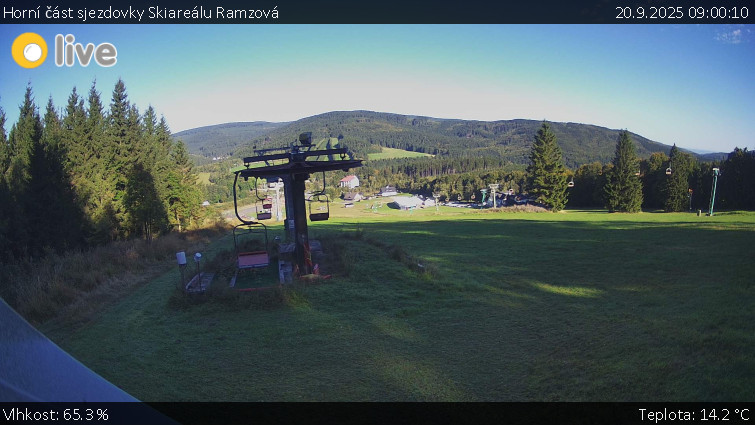 Horské atrakce Ramzová - Horní část sjezdovky Skiareálu Ramzová - 20.9.2025 v 09:00 Horské atrakce Ramzová - Horní část sjezdovky Skiareálu Ramzová - 20.9.2025 v 09:00