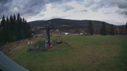 Horní část sjezdovky Skiareálu Ramzová