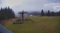 Horní část sjezdovky Skiareálu Ramzová