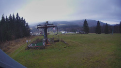 Horní část sjezdovky Skiareálu Ramzová