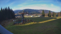 Horní část sjezdovky Skiareálu Ramzová