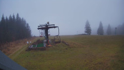 Horní část sjezdovky Skiareálu Ramzová