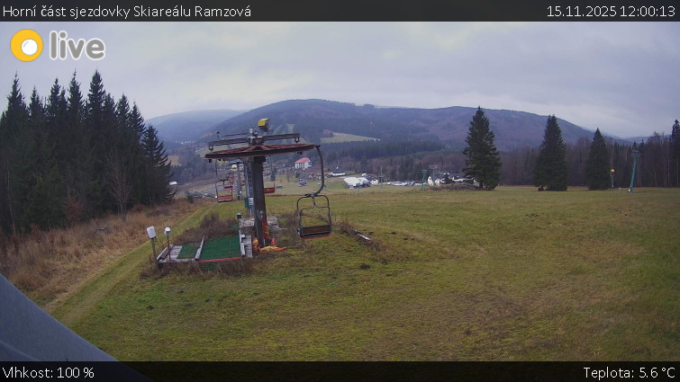 Horské atrakce Ramzová - Horní část sjezdovky Skiareálu Ramzová - 15.11.2025 v 12:00