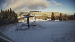 Horní část sjezdovky Skiareálu Ramzová