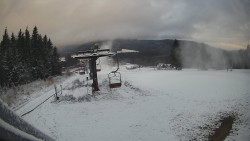 Horní část sjezdovky Skiareálu Ramzová