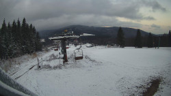 Horní část sjezdovky Skiareálu Ramzová