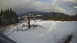 Horní část sjezdovky Skiareálu Ramzová