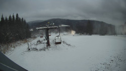 Horní část sjezdovky Skiareálu Ramzová