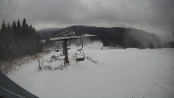 Horní část sjezdovky Skiareálu Ramzová