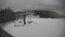 Horní část sjezdovky Skiareálu Ramzová