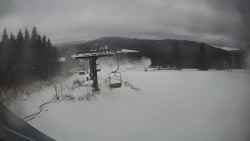 Horní část sjezdovky Skiareálu Ramzová