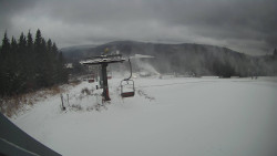 Horní část sjezdovky Skiareálu Ramzová