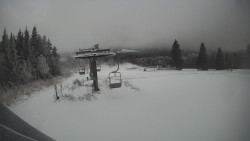 Horní část sjezdovky Skiareálu Ramzová