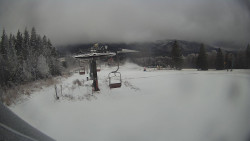 Horní část sjezdovky Skiareálu Ramzová