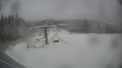 Horní část sjezdovky Skiareálu Ramzová