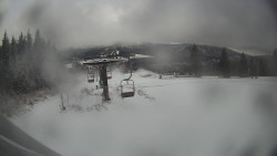 Horní část sjezdovky Skiareálu Ramzová