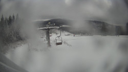 Horní část sjezdovky Skiareálu Ramzová