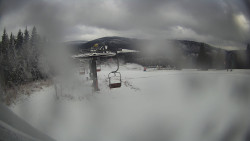 Horní část sjezdovky Skiareálu Ramzová