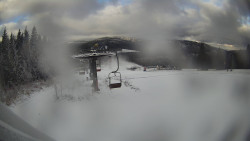 Horní část sjezdovky Skiareálu Ramzová