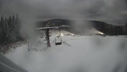 Horní část sjezdovky Skiareálu Ramzová