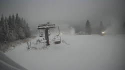 Horní část sjezdovky Skiareálu Ramzová