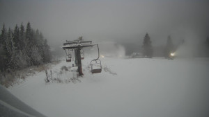 Horské atrakce Ramzová - Horní část sjezdovky Skiareálu Ramzová - 23.11.2025 v 07:00