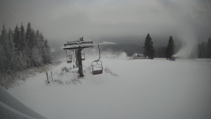 Horské atrakce Ramzová - Horní část sjezdovky Skiareálu Ramzová - 23.11.2025 v 08:00