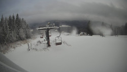 Horní část sjezdovky Skiareálu Ramzová