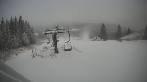 Horské atrakce Ramzová - Horní část sjezdovky Skiareálu Ramzová - 23.11.2025 v 10:30