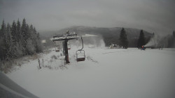 Horní část sjezdovky Skiareálu Ramzová