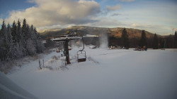 Horní část sjezdovky Skiareálu Ramzová