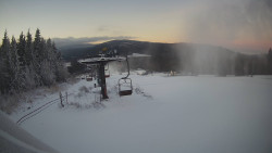 Horní část sjezdovky Skiareálu Ramzová