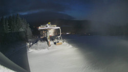 Horní část sjezdovky Skiareálu Ramzová