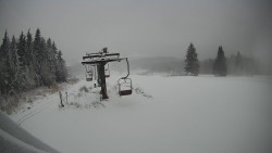 Horní část sjezdovky Skiareálu Ramzová