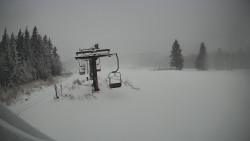 Horní část sjezdovky Skiareálu Ramzová