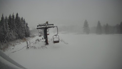 Horní část sjezdovky Skiareálu Ramzová