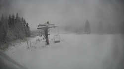 Horní část sjezdovky Skiareálu Ramzová