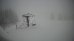 Horní část sjezdovky Skiareálu Ramzová