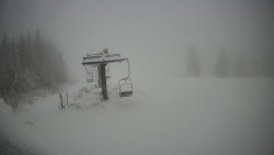 Horní část sjezdovky Skiareálu Ramzová