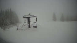 Horní část sjezdovky Skiareálu Ramzová