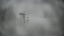 Horní část sjezdovky Skiareálu Ramzová