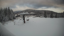 Horní část sjezdovky Skiareálu Ramzová