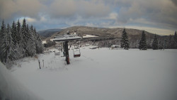 Horní část sjezdovky Skiareálu Ramzová