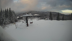 Horní část sjezdovky Skiareálu Ramzová