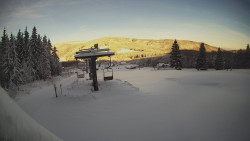 Horní část sjezdovky Skiareálu Ramzová