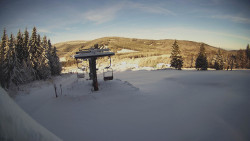 Horní část sjezdovky Skiareálu Ramzová